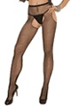 Elegant Moments ＜Lady Cat＞ Fishnet Suspender Pantyhose