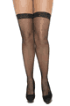 Fishnet Thigh Hi with Lace Top