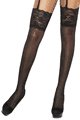 Sheer Thigh Hi with 5 inch Lace Top