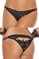 Elegant Moments ＜Lady Cat＞ Mesh Peek a Boo Panty