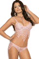 Elegant Moments ＜Lady Cat＞ Lace Bralette with Underwire Cups and Panty