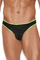 Elegant Moments ＜Lady Cat＞ Thong with Neon Green Trim画像