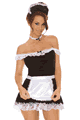 Sexy Maid 4pc Costume