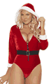 Santa Tease 2pc Costume