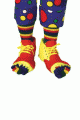 Forum Novelties ＜Lady Cat＞ Clown Shoes & Toe Sock Set