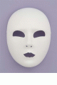 Full Face White Mask