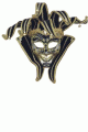 Black/Gold Jester Venetian Mask