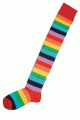 Forum Novelties ＜Lady Cat＞ Multi Color Clown Socks