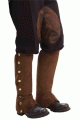 Steampunk Brown Suede Spats