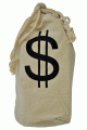 Canvas Money Bag