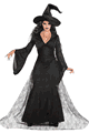 Forum Novelties ＜Lady Cat＞ Black Mist Witch Costume (M/L)
