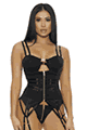 Forplay ＜Lady Cat＞ On Your Buckle List Bustier Set