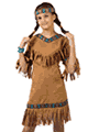 Fun World ＜Lady Cat＞ American Indian Girl Child Costume画像
