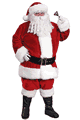 Plus Size Regency Plush Crimson Santa Suit