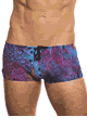 KINIKI Collection ＜Lady Cat＞ Blue Amalfi Tan Through Swim Trunks