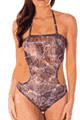 Balo Tan Through Cut Out Swimsuit