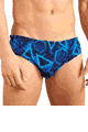 KINIKI Collection ＜Lady Cat＞ Blue Lagoon Tan Through Deep Waist Swim Brief