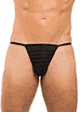 Cage G-String Black