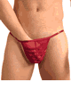 KINIKI Collection ＜Lady Cat＞ Cage G-String Scarlet Red