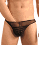 KINIKI Collection ＜Lady Cat＞ Cage Thong Black画像