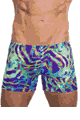 KINIKI Collection ＜Lady Cat＞ Coral Tan Through Swim Shorts
