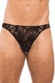 KINIKI Collection ＜Lady Cat＞ Fizzy Thong Black画像