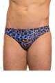 Leopard Orange Swim Brief