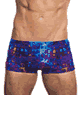 KINIKI Collection ＜Lady Cat＞ Mosaic Tan Through Swim Trunks (Ltd Print)画像