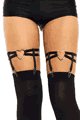 Leg Avenue ＜Lady Cat＞ Dual Strap Thigh High Garter Suspender with Heart