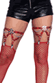 Leg Avenue ＜Lady Cat＞ Pentagram Studded Iridescent Garter Suspender