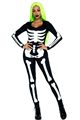 Spandex Printed Glow in the Dark Skeleton Catsuit