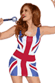 Leg Avenue ＜Lady Cat＞ British Flag Dress Costume