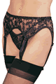 Leg Avenue ＜Lady Cat＞ Lace Garter Belt with Thong Set画像