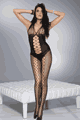 Honeycomb Bust Bodystocking with Front Panel