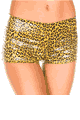 Music Legs ＜Lady Cat＞ Cheetah Print Booty Shorts