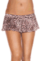 Music Legs ＜Lady Cat＞ Leopard Print Mini Skirt画像