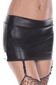 Music Legs ＜Lady Cat＞ Mini Skirt with Attached Garters
