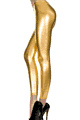 Metallic Footless Tights