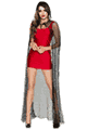 Fishne Cape with Attached Hood