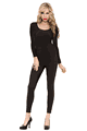 Music Legs ＜Lady Cat＞ Long Sleeve Jumpsuit