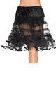 Music Legs ＜Lady Cat＞ Long Layered Petticoat