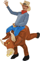 Morris Costumes ＜Lady Cat＞ Bull Rider Inflatable Costume画像