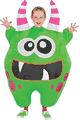 Morris Costumes ＜Lady Cat＞ Inflatable Scareblow Green Child Costume画像