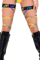 Pair of Pride Garter Leg Straps