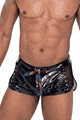 Mens Pride Mesh Vinyl Runner Shorts