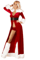 Roma Costume ＜Lady Cat＞ 3pc Sexy Miss Claus Costume