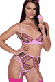 Roma Costume ＜Lady Cat＞ Strawberry Sherbet 3pc Short Set