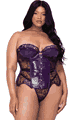Sugar Plum Bustier with Thong