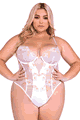 Peony Paradise Bridal Teddy