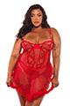 Baroque Heart Babydoll and Thong